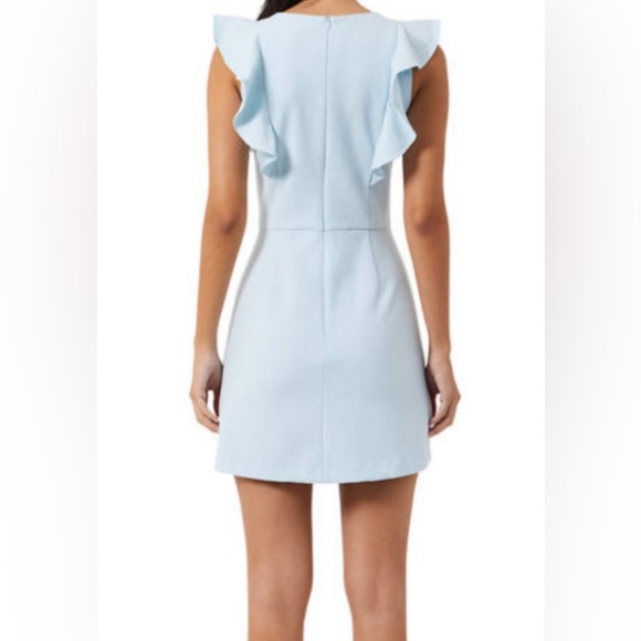 NWOT Ruffle Mini Dress - Picture 2 of 6